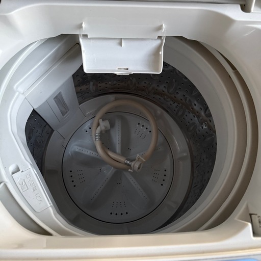 チェック? 配達応談　2017年 ヤマダ電機 5kg全自動洗濯機 YWM-T50A1