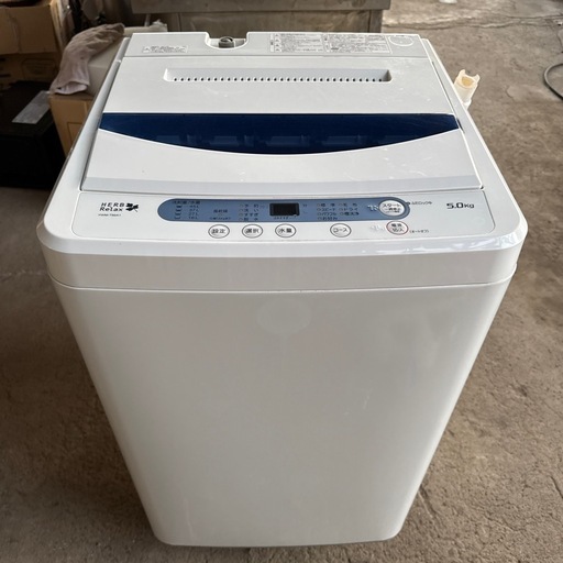 チェック? 配達応談　2017年 ヤマダ電機 5kg全自動洗濯機 YWM-T50A1