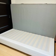 IKEAセミダブルベット‼️布団付属‼️全部無料の画像