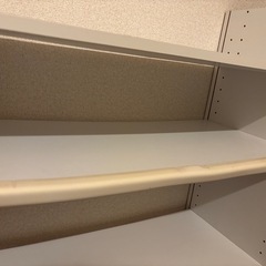 【受け渡し決定】カラーボックス　棚板調整可能　白　幅60の画像