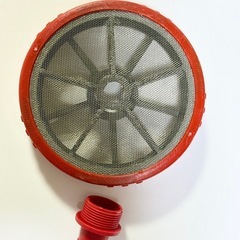 ②ストレーナー   給水パーツ　ステンレス メッシュ 樹脂 120mm タケノコ 19mm の画像