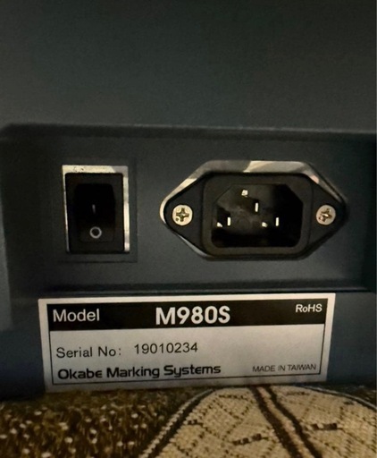 OKABE ZEXIS M9820 バーコードタグ ラベルプリンタ