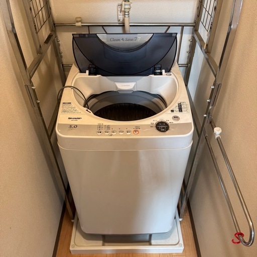 【受付終了】SHARP 全自動洗濯機 5.0kg ES-F505