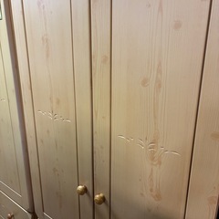 【ジャングル深井店】ワードローブ ナチュラル 家具 堺市 深井【FU161】の画像