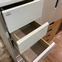 【ジャングル深井店】スリム7段チェスト 白 ホワイト 家具 堺市 深井【FU163】の画像