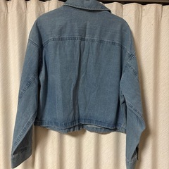 GU　デニムジャケット　ショート丈　Mサイズの画像