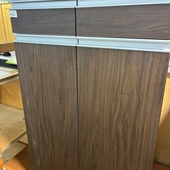【ジャングル深井店】2枚扉収納ラック 茶 ラック 家具 堺市 深井【FU164】の画像