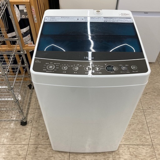 【ジモティー割引で最大15％OFF⭐️】 2018年製　JW-C45A Haier　洗濯機
