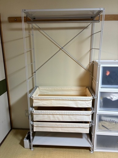 無印良品スチールユニットシェルフ　大　カスタマイズ品　