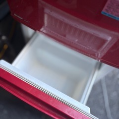 冷蔵庫　まだ使えます　赤　レッドの画像