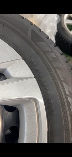185/65r15、vrx3ホイール付き！残り溝6.5mm！