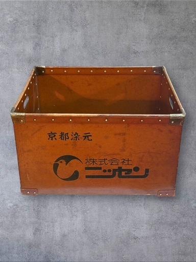 【レア】京都染元 ニッセン ボテ箱 古道具 古物 収納