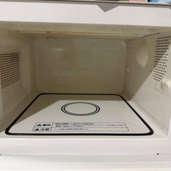 取引方決定　2点セット　電子レンジ　テーブルの画像