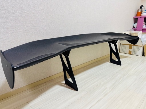 汎用GTウイング 1700mm カーボン 翼板＆ラダー 付属