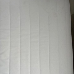 無印良品　脚付マットレス　ポケットコイル　（洗えるカバー）シングルベッドの画像