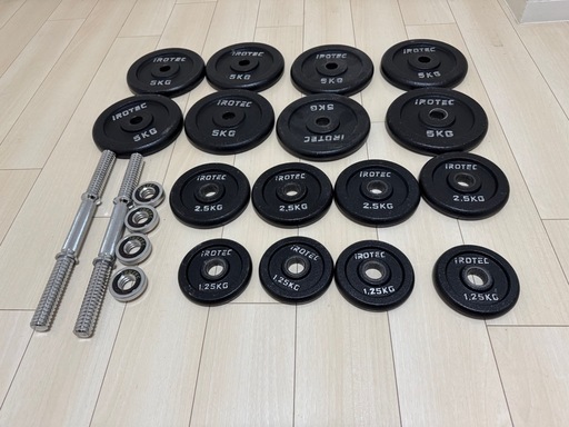 ダンベル、アイロテック、60kg