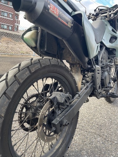 カワサキ KLX250 オフロードタイヤ付けます。