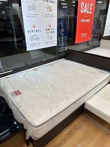 ★値下げしました★【トレファク神戸新長田店 買取/販売】取りに来られる方限定！収納付きダブルベッドのご紹介です