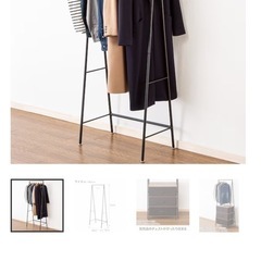 A型ハンガーラック/3段チェストの画像