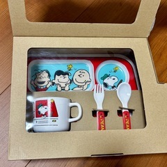 キッズプレートセット　スヌーピーの画像