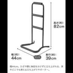 立ち上がりサポーター　ニトリの画像
