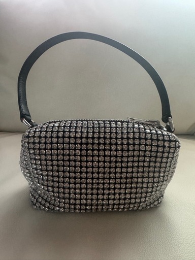 Alexanderwang heiress ラインストーン メッシュ ポーチ  ハンドバッグ バッグ SLV