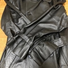 COMO NUOBO レザーロングコートの画像