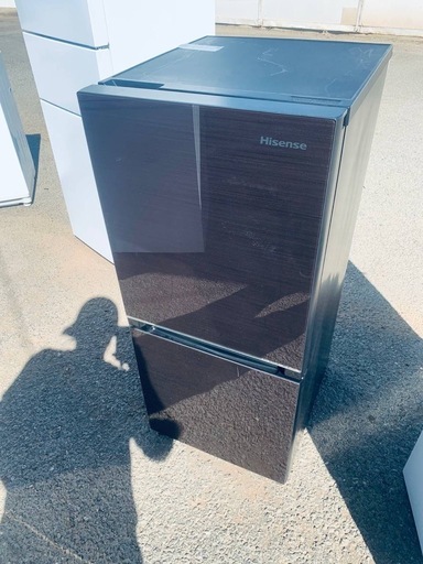 ♦Hisense ノンフロン冷凍冷蔵庫【2020年製】HR-G13B-BR