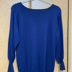 ニット（ブルー）の画像