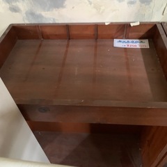 【無料】収納棚　ハンガーラックの画像