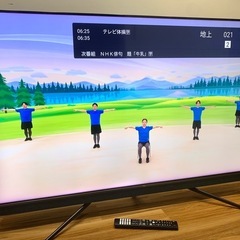 55インチ TCL 4K 量子ドット液晶テレビ YouTube Netflix◎2021年製 55C815の画像