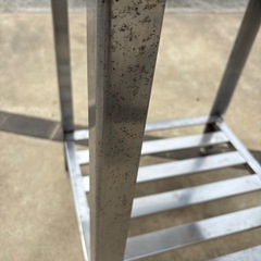 店舗用品 厨房用品 作業台 コンロ台 炊飯台600×550×800(1)の画像