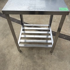 店舗用品 厨房用品 作業台 コンロ台 炊飯台600×550×800(1)の画像