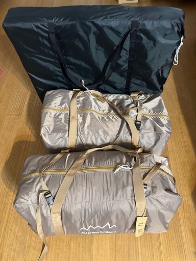 2room tent ADO-3 アルペンアウトドアーズ アルペンAOD3ツールームテント ◎別売りの専用グランドシートとインナーマッ