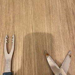 ガーデニングはさみ　園芸ばさみ　草取りフォークの画像