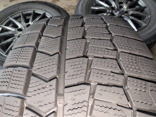 ヴェルファイア外し　215/65R16 22年製　ダンロップ　スタッドレス　ホイール付き4本セット