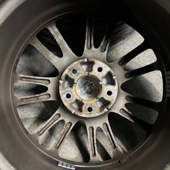 【中古美品】V36系　スカイライン　純正アルミホイール　PCD114.3×5穴　YOKOHAMA ADVAN FLEVA 4本セット！の画像