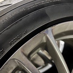 【中古美品】V36系　スカイライン　純正アルミホイール　PCD114.3×5穴　YOKOHAMA ADVAN FLEVA 4本セット！の画像