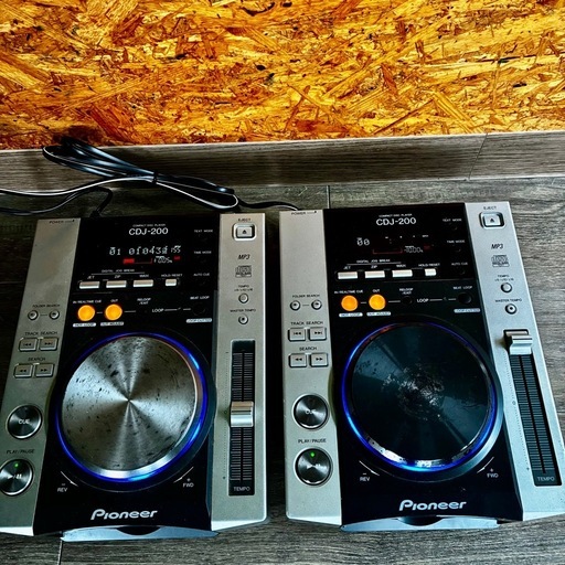Pioneer CDJ-200 MP3対応 2台セット