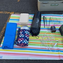 【最終処分・全部無料】北本駅周辺 キャンプ・車中泊用品一式（コンロ、ピザ窯、T-fal、換気扇等）15点以上まとめての画像