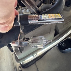 H3  LEDランプ白青黄色3色　24V の画像