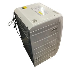 【ジ0222-15】圧迫感がなく、シンプルデザイン‼️SHARPドラム式洗濯機　2018年の画像