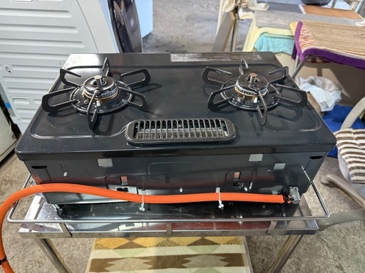 パロマ ガステーブル 水無し片面焼き 56cm プロパンガス(LPG) 左強火 IC-S37BM-L-LPG