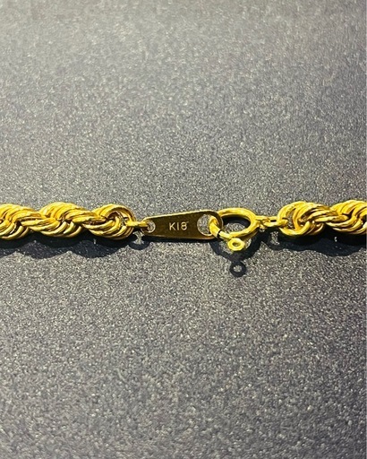 ◾️本物K18◾️ゴールドネックレス◾️14.3g◾️美品◾️ジュエリーウィン保証書付き