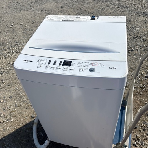 洗濯機 ハイセンス 5.5kg 2019年製