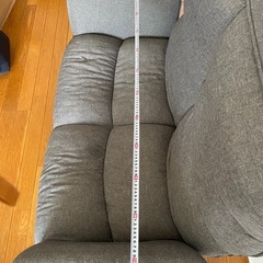 ローソファ　グレー　　の画像