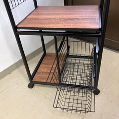 【配送無料】どこでも使えるワゴン　5471の画像