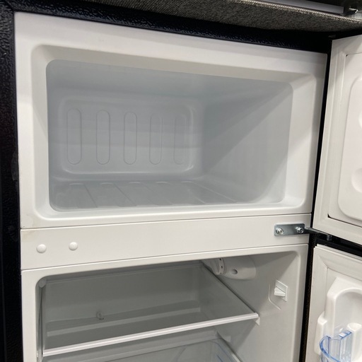 SAMKYO 95L冷凍冷蔵庫【リサイクルフカツ岡崎倉庫店】260222SM-6 SAMKYO 冷蔵庫 一人暮らし用 95L 小型 スリム 幅44.4cm 直冷式 右開き