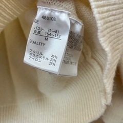 ニットセーターの画像