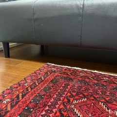 IKEA　2人がけソファー　ブラックの画像